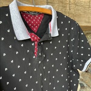 Vintage Nautical Polo Shirt Boys XL